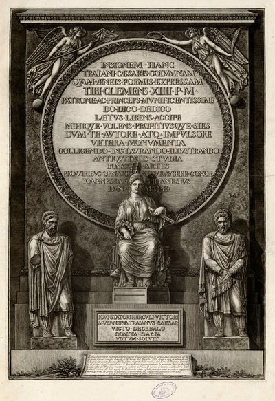 Frontispiece by Giovanni Battista Piranesi